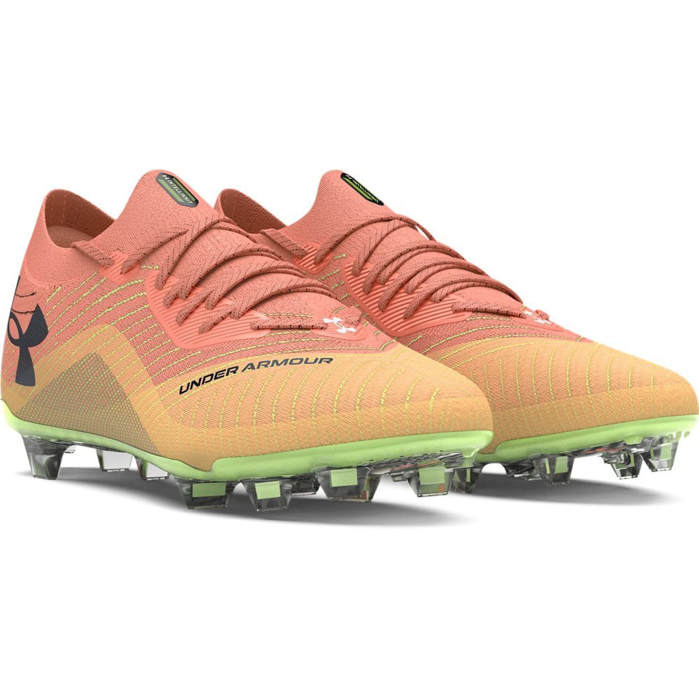 Chuteira de Campo Masculina Under Armour Shadow Elite 2 Laranja 2