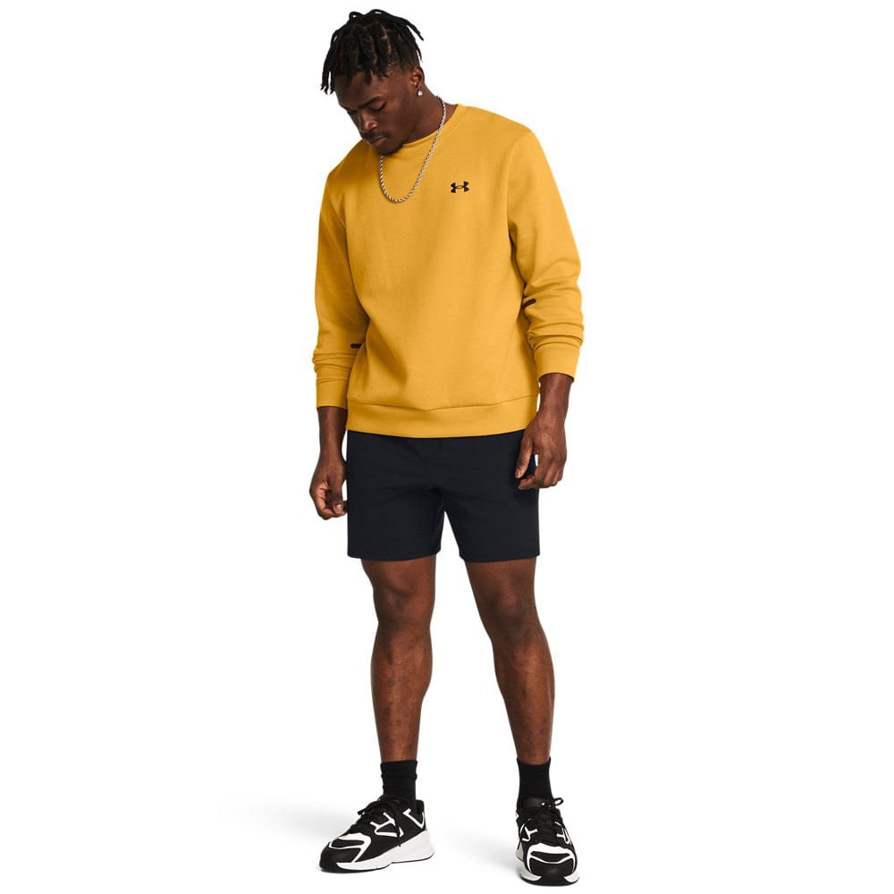 Moletom Masculino Under Armour Unstoppable Fleece Amarelo 2