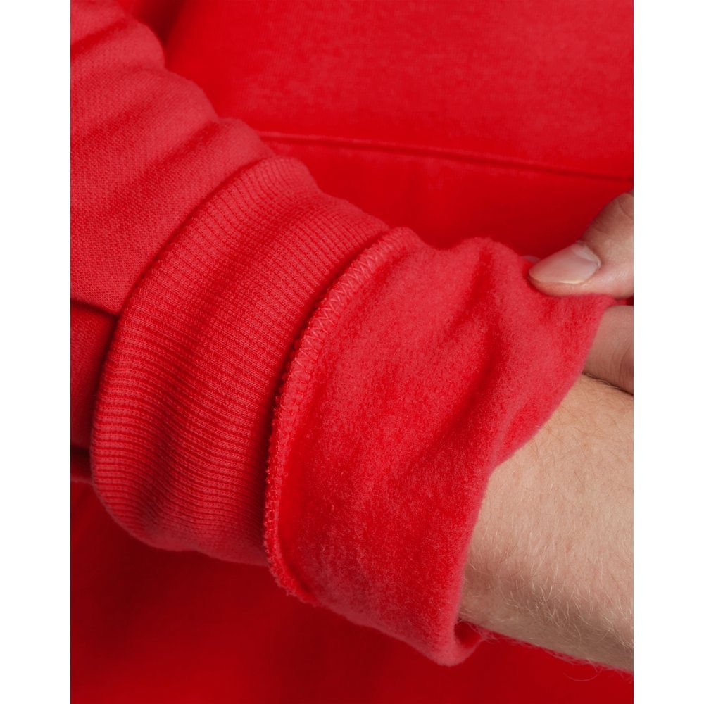 Blusa Manga Longa de Treino Masculina Under Armour Rival Fleece Vermelho 3