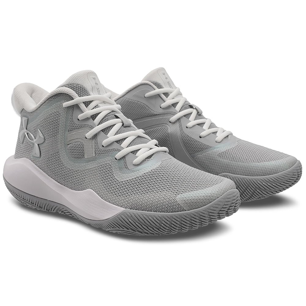 Tênis de Basquete Masculino Under Armour Bankshot SE Cinza 2