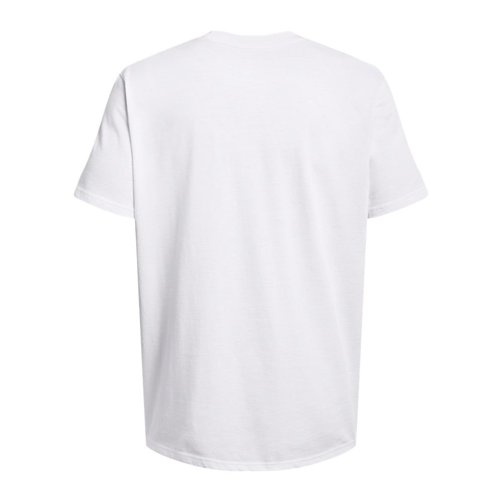 Camiseta Sportstyle Masculina Under Armour Heavyweight Label Branco 4