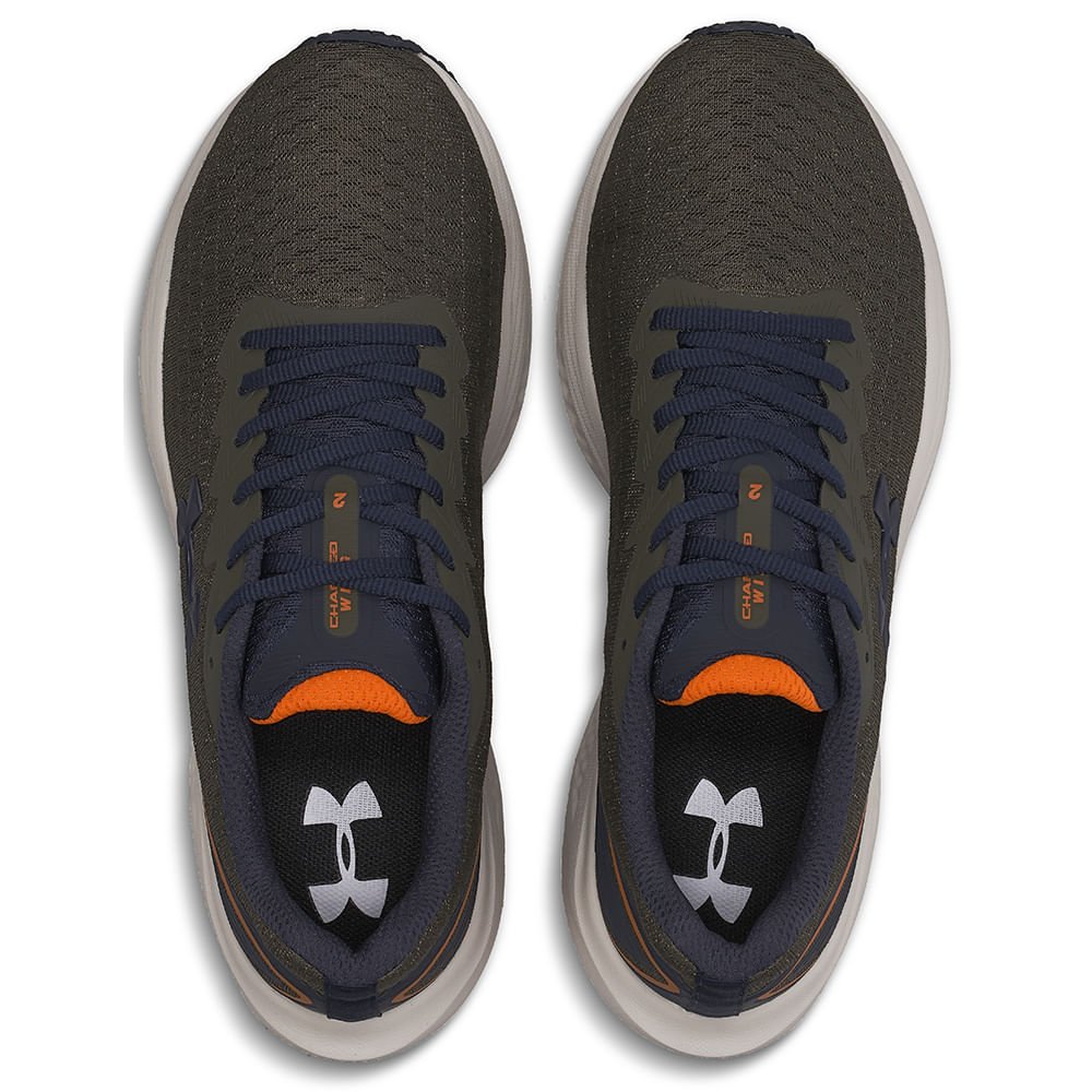 Tênis de Corrida Under Armour Charged Wing 2 Cinza 2