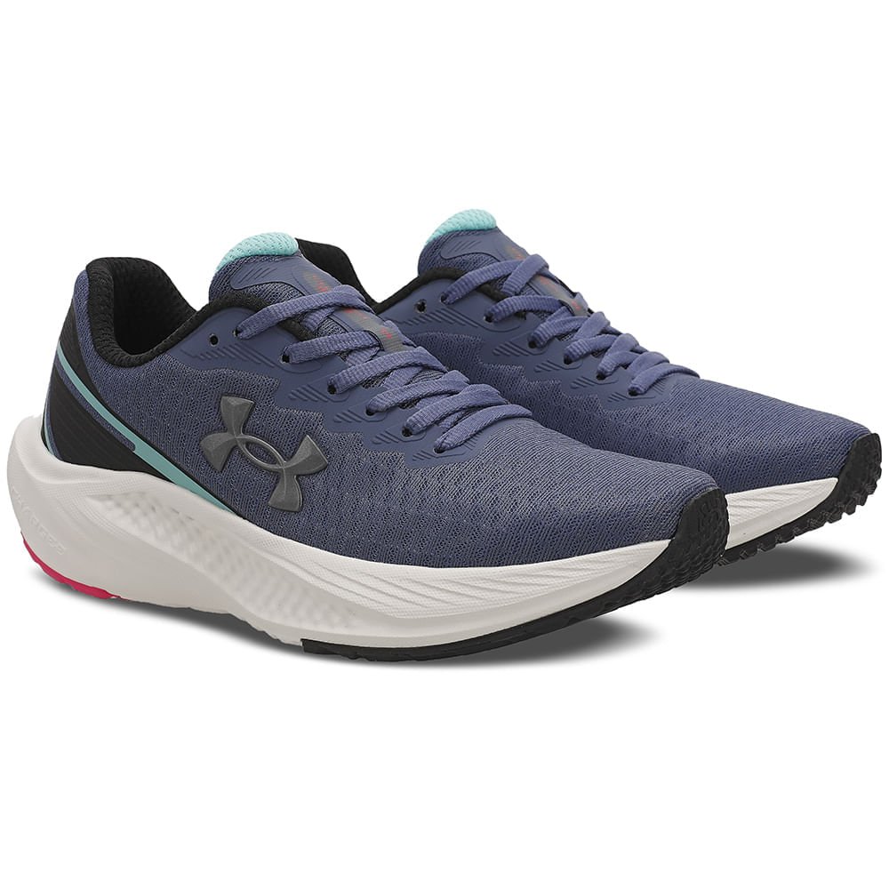 Tênis de Corrida Feminino Under Armour Charged Wing 2 Azul 3