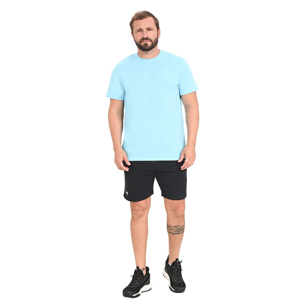 Camiseta Masculina Under Armour Curry Emboss Heavyweight Azul 4