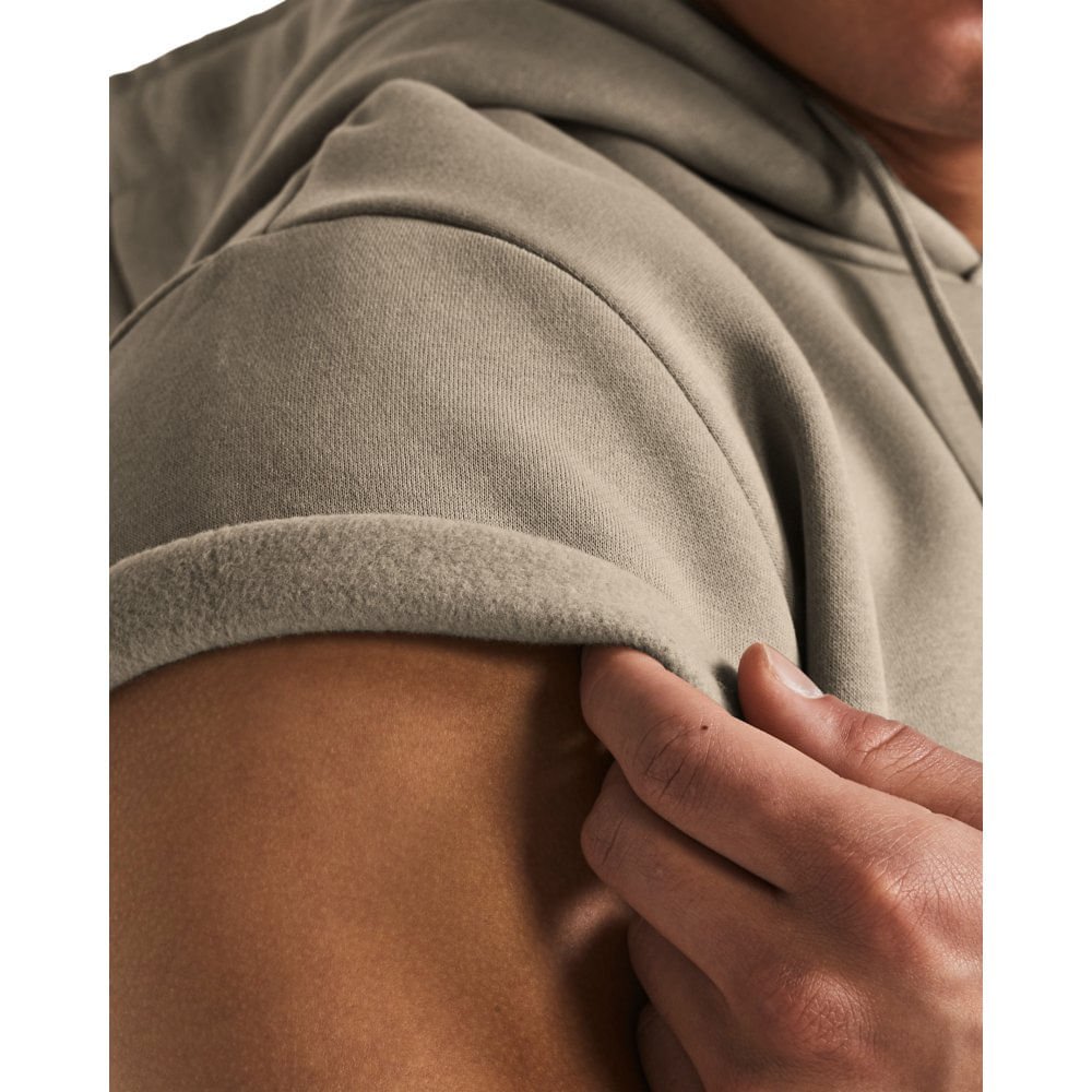 Camiseta Masculina Under Armour Project Rock Essential Marrom 4