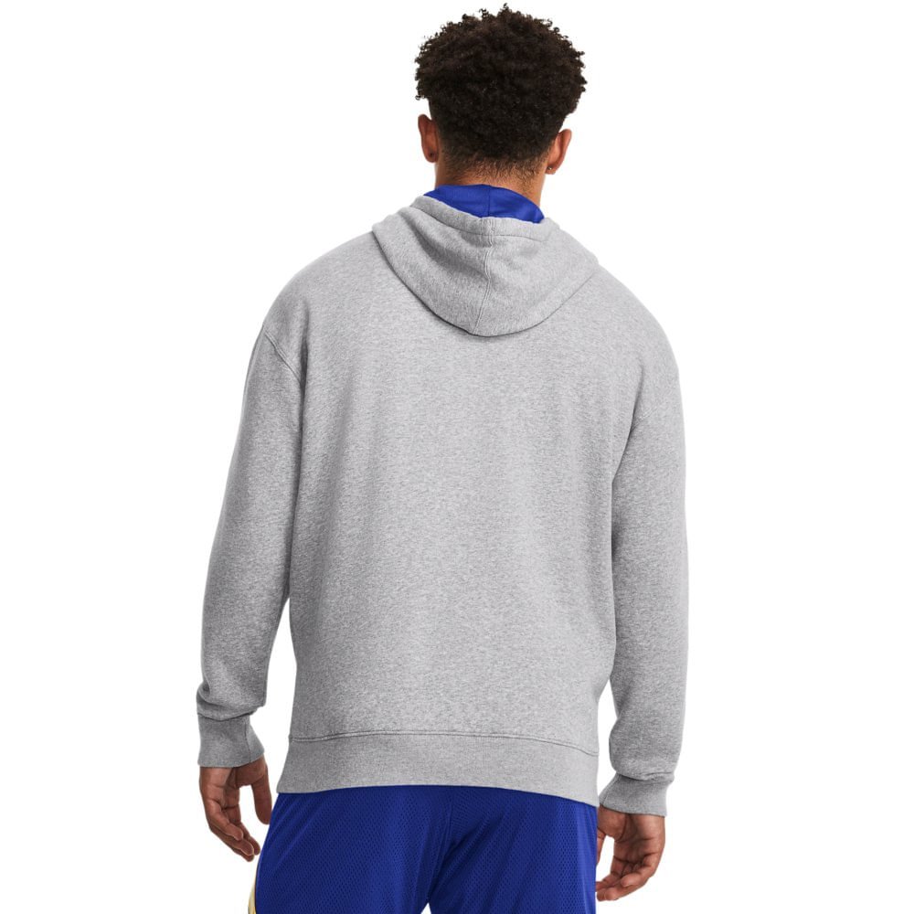 Moletom de Treino Masculino Under Armour Curry Splash Hood Cinza 3