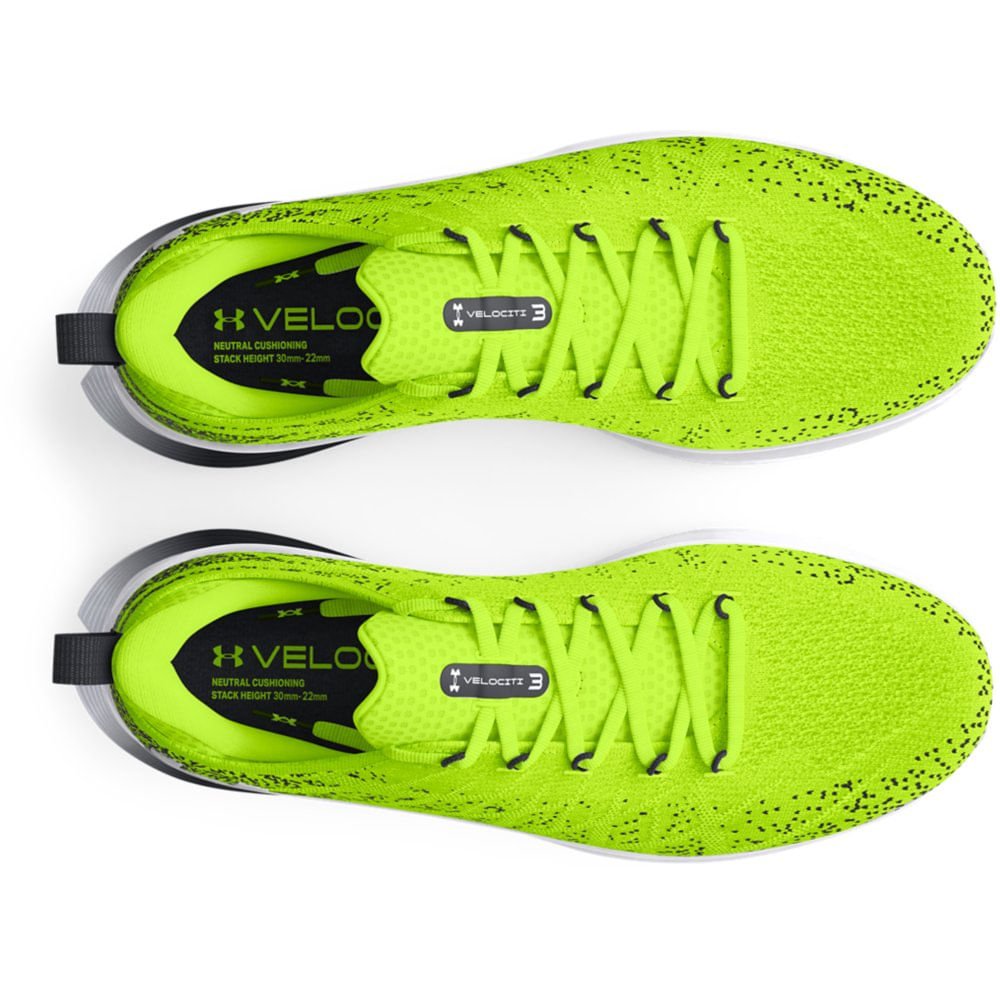 Tênis de Corrida Masculino Under Armour Velociti 3 Verde 2