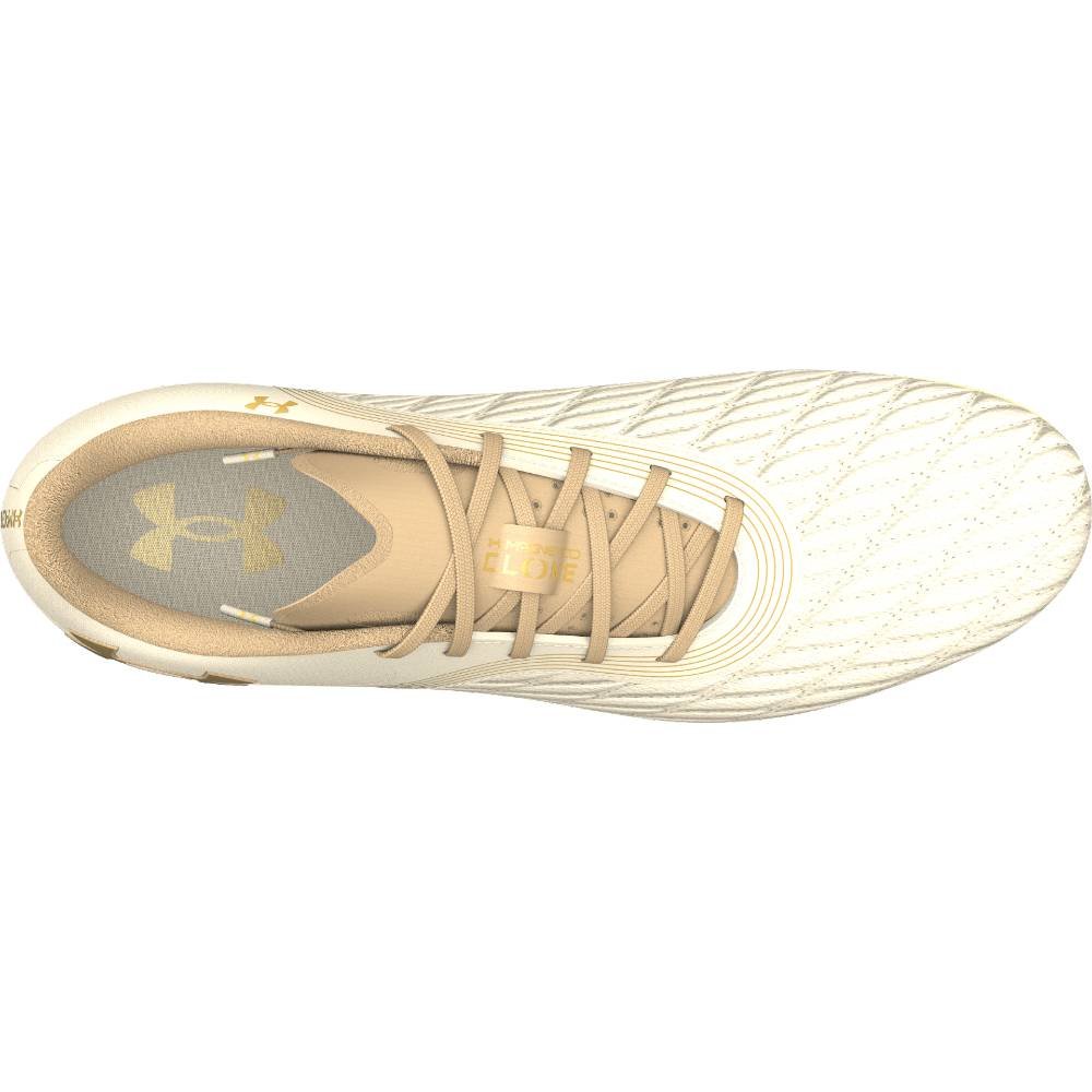 Chuteira de Campo Under Armour Magnetico Pro 3.0 Bege 2