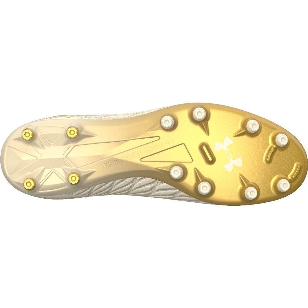 Chuteira de Campo Under Armour Magnetico Pro 3.0 Bege 5