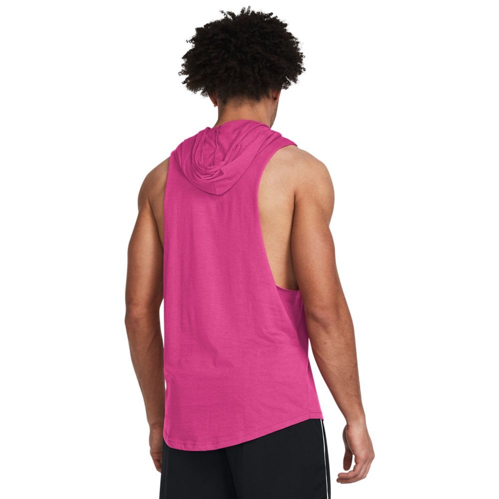 Regata de Treino Masculina Under Armour Project Rock LFG Graphic Rosa 2