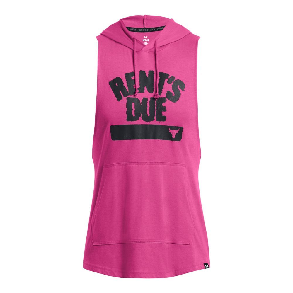 Regata de Treino Masculina Under Armour Project Rock LFG Graphic Rosa 3