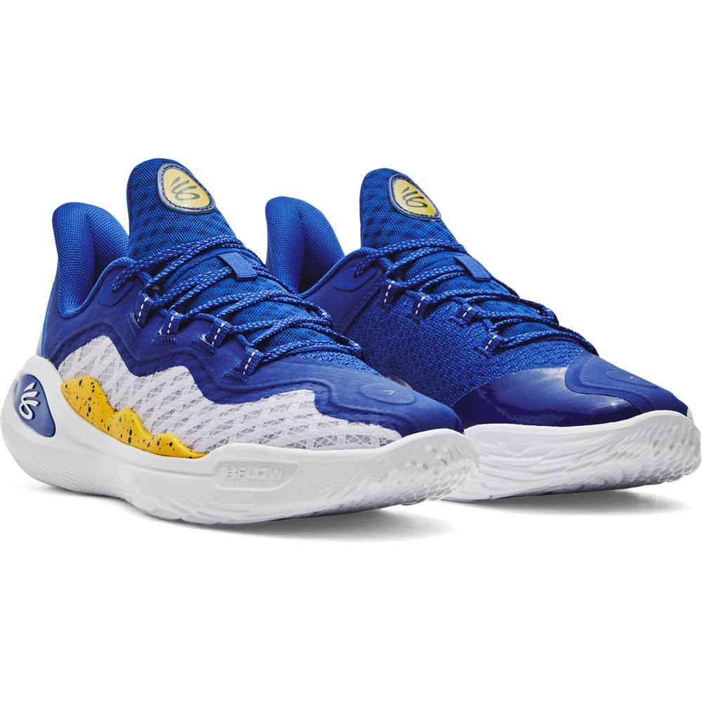 Tênis de Basquete Masculino Under Armour Curry 11 Dub Nation Branco 3