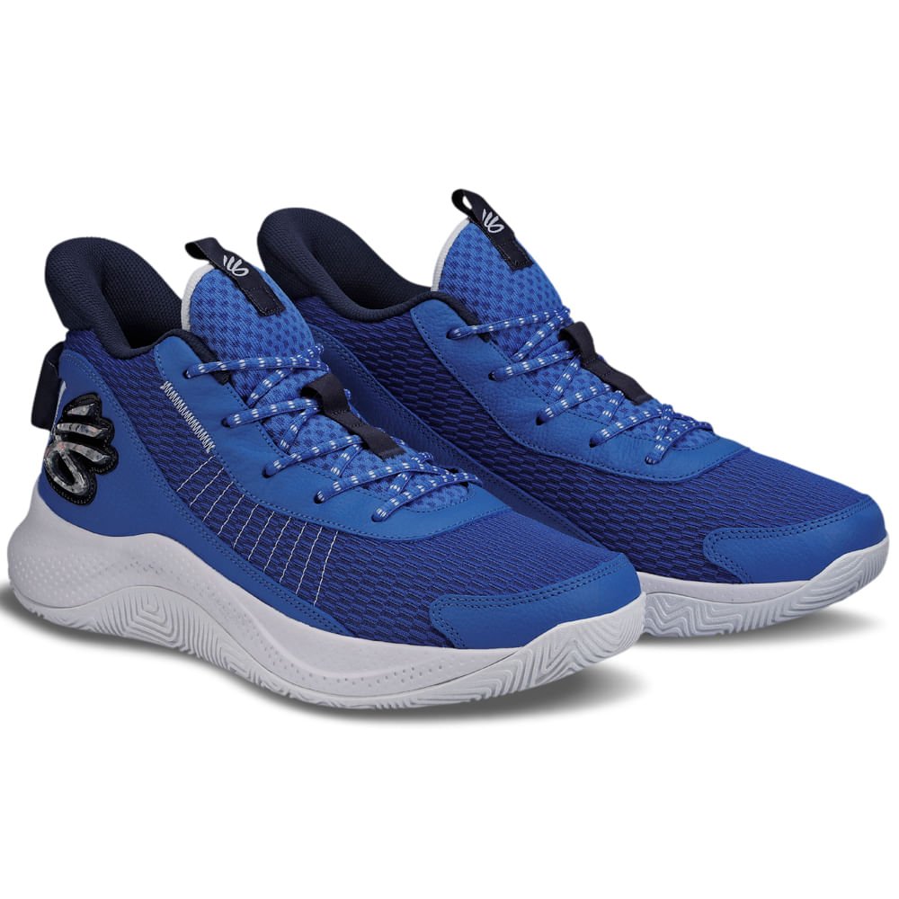 Tênis de Basquete Masculino Under Armour Curry 3Z7 Azul 4