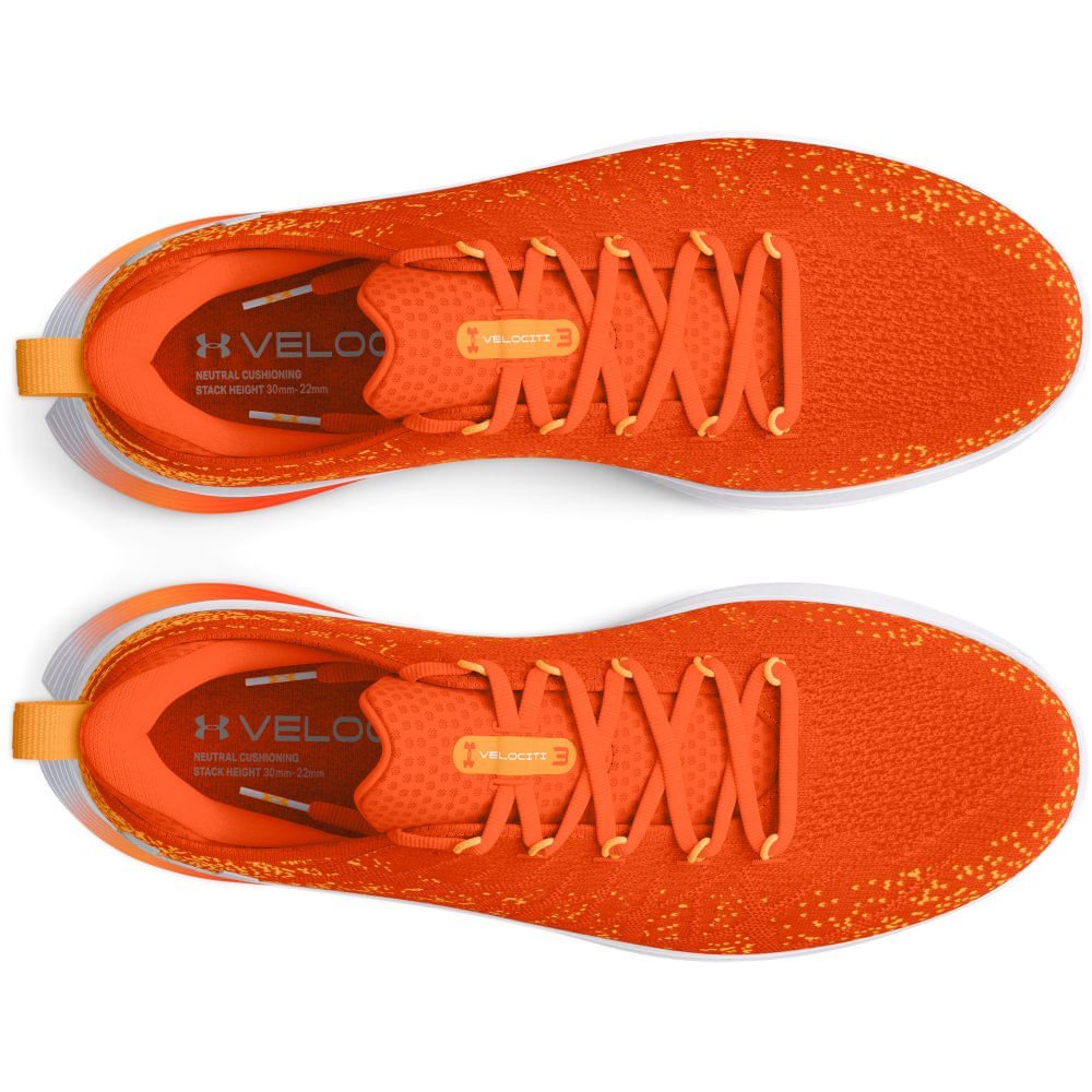 Tênis de Corrida Masculino Under Armour Velociti 3 Laranja 2