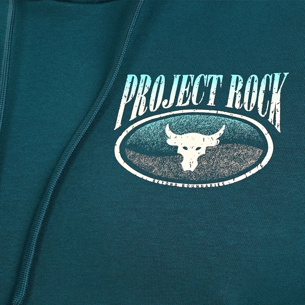 Camiseta Masculina Under Armour Project Rock Essential Azul 5