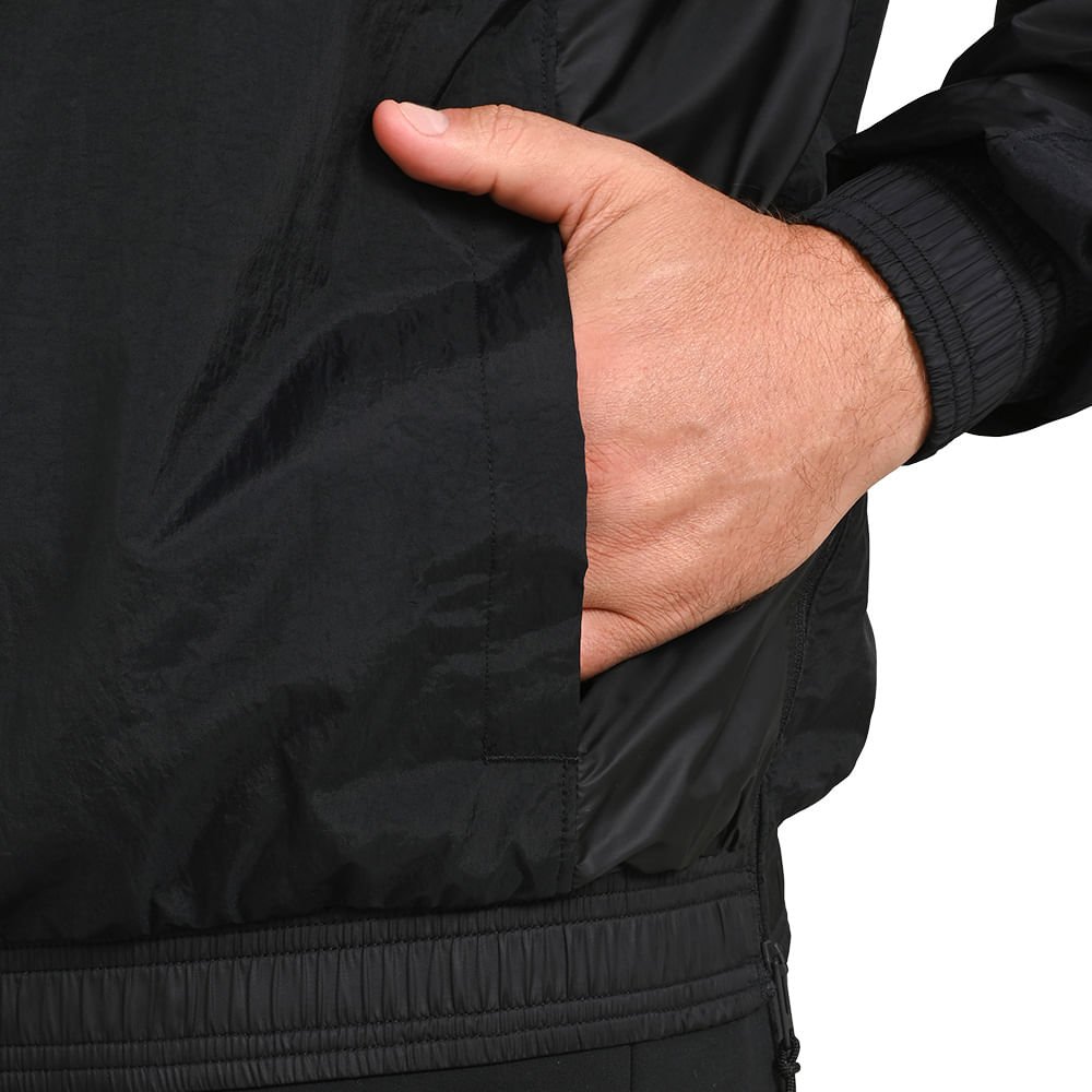 Jaqueta de Treino Masculina Under Armour Curry Woven Preto 5