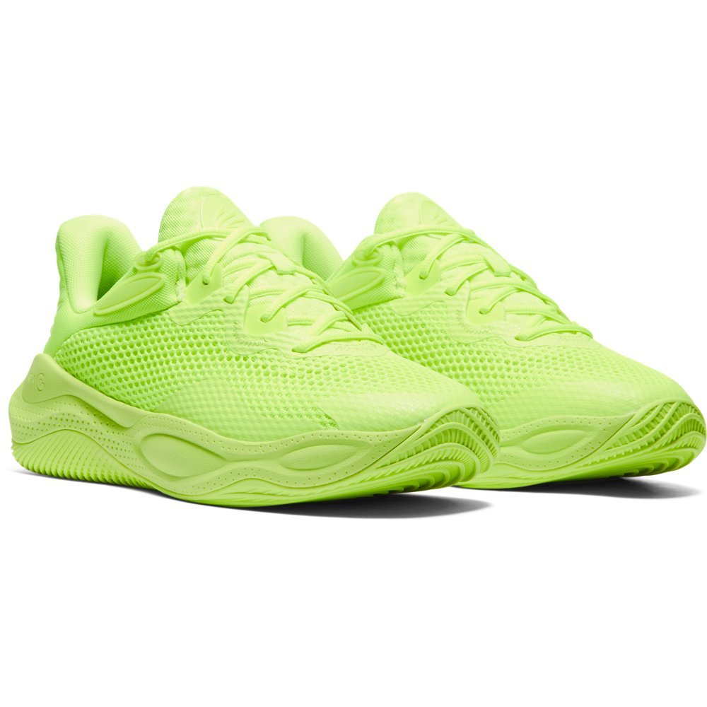 Tênis de Basquete Under Armour Curry Splash 24 Amarelo 2