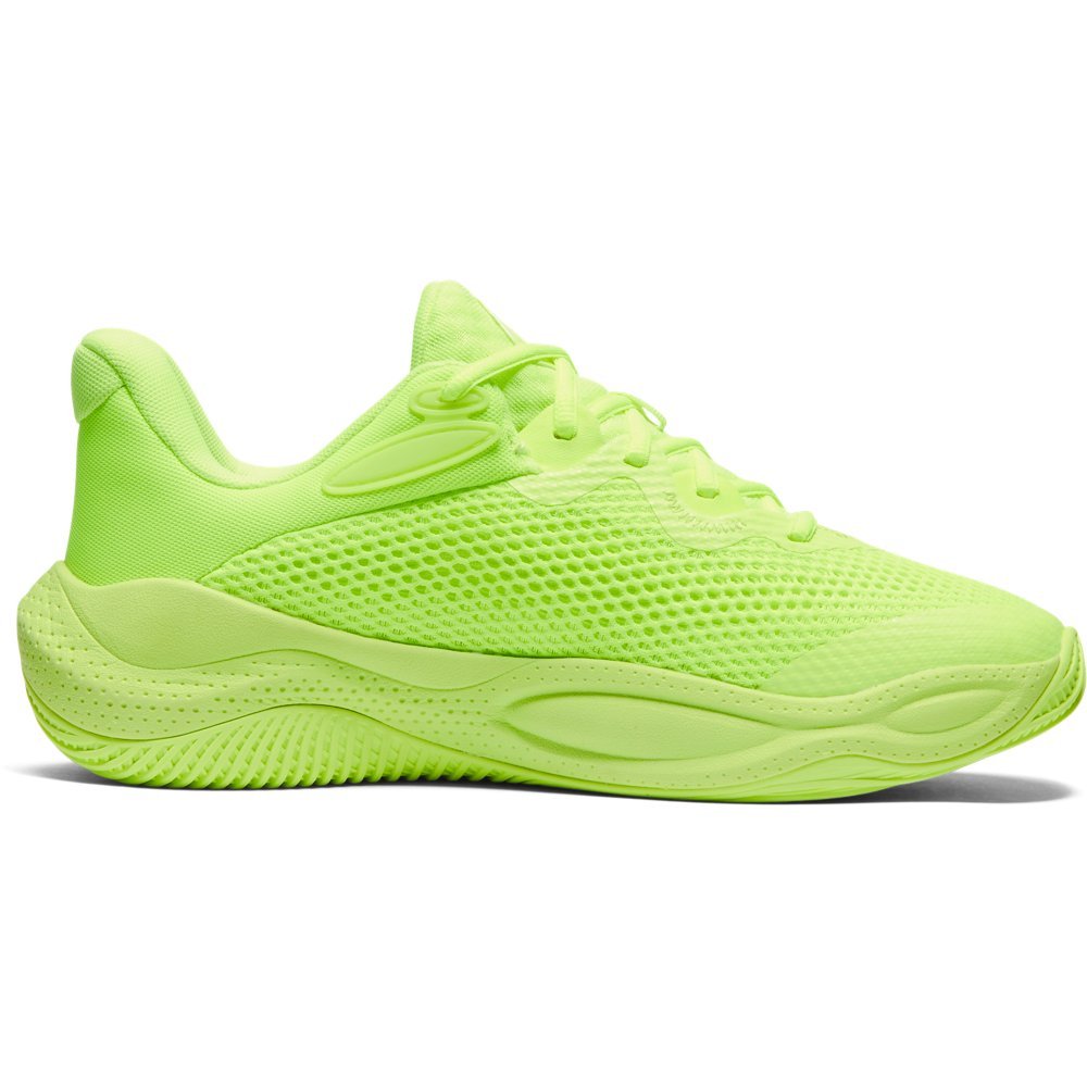 Tênis de Basquete Under Armour Curry Splash 24 Amarelo 6