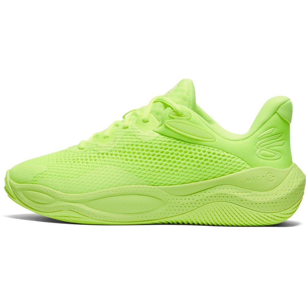 Tênis de Basquete Under Armour Curry Splash 24 Amarelo 7