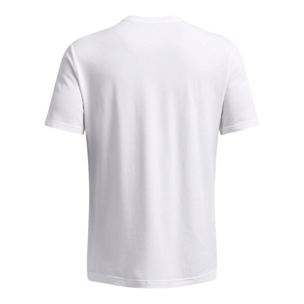 Camiseta de Basquete Masculina Under Armour Curry Logo Trend Branco 5