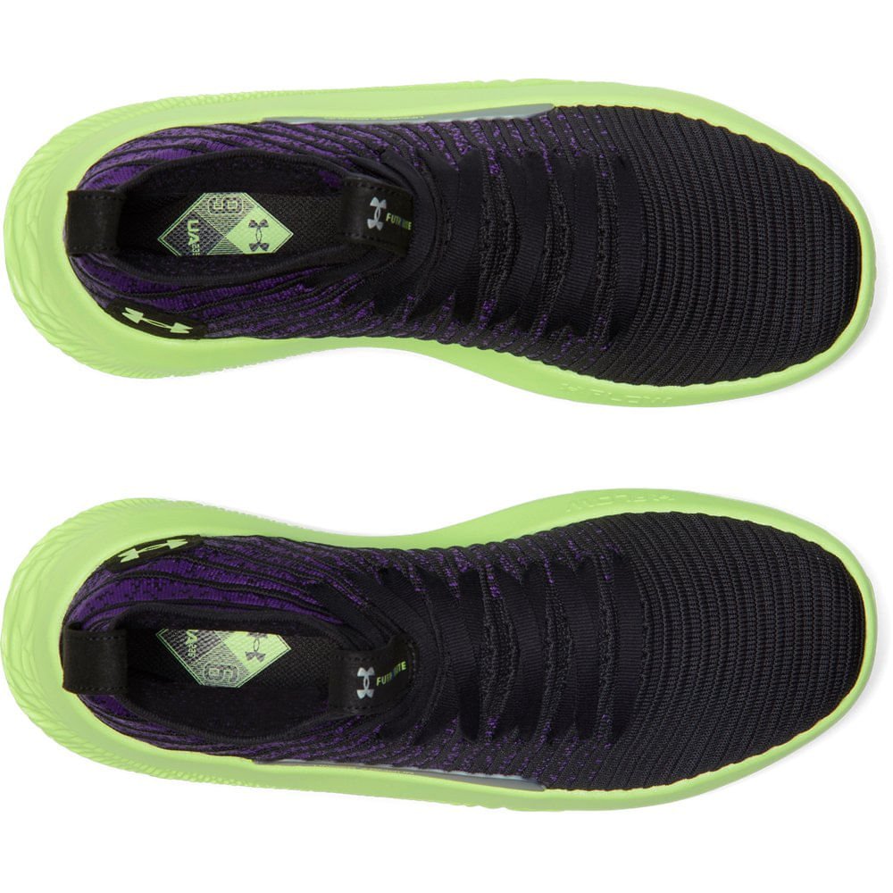 Tênis Under Armour Flow FUTR x Elite Preto/Roxo 5