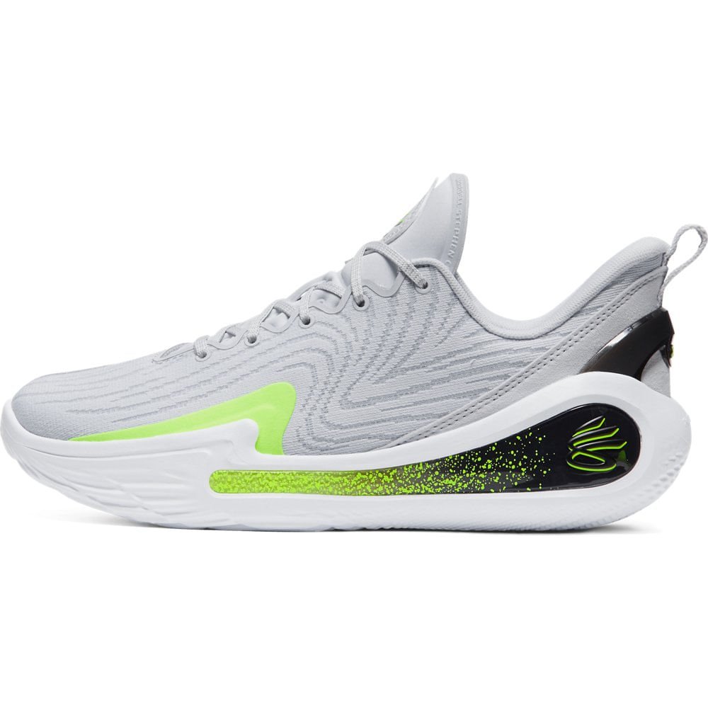 Tênis de Basquete Under Armour Curry 12 Gravity Cinza 4