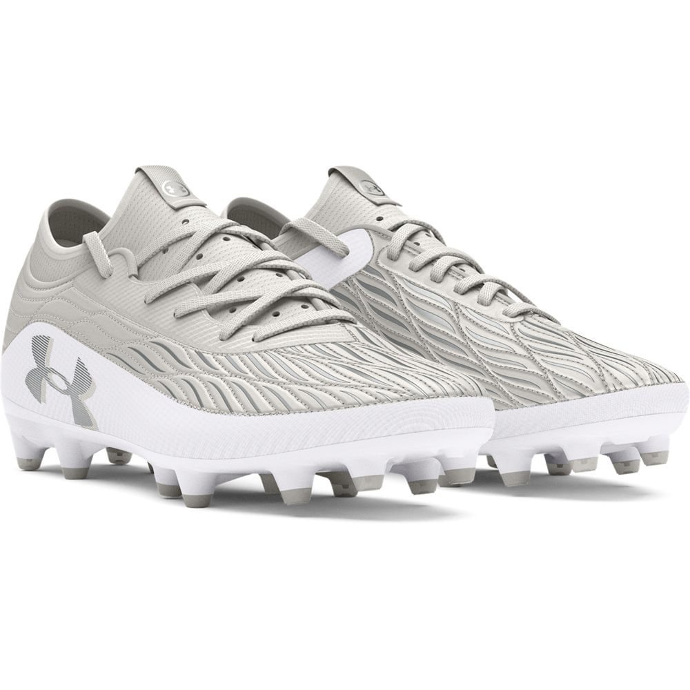 Chuteira de Campo Masculina Under Armour Magnetico Select 4 FG Branco 2