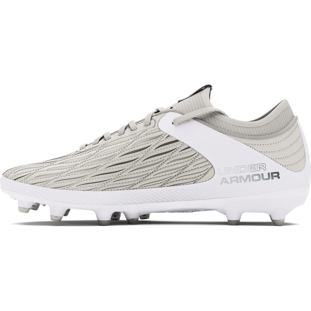 Chuteira de Campo Masculina Under Armour Magnetico Select 4 FG Branco 4