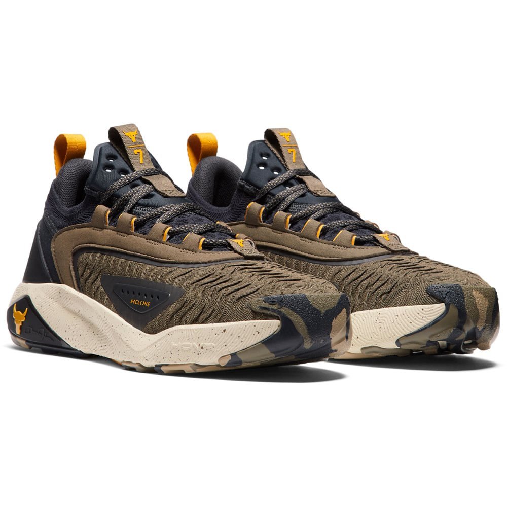 Tênis de Treino Masculino Under Armour Project Rock 7 Marrom 2