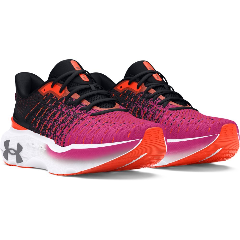Tênis de Corrida Feminino Under Armour Infinite Elite Rosa/Preto/Laranja 3