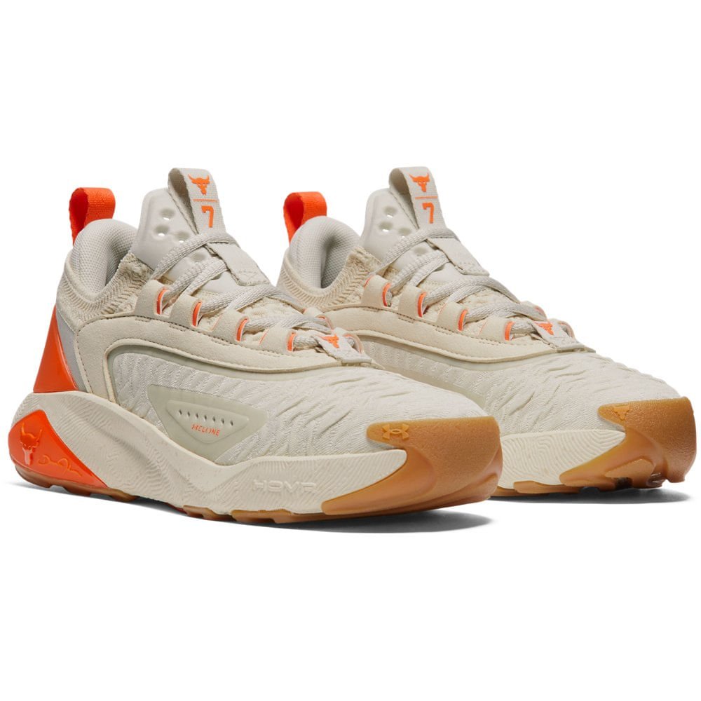 Tênis de Treino Feminino Under Armour Project Rock 7 Bege 2