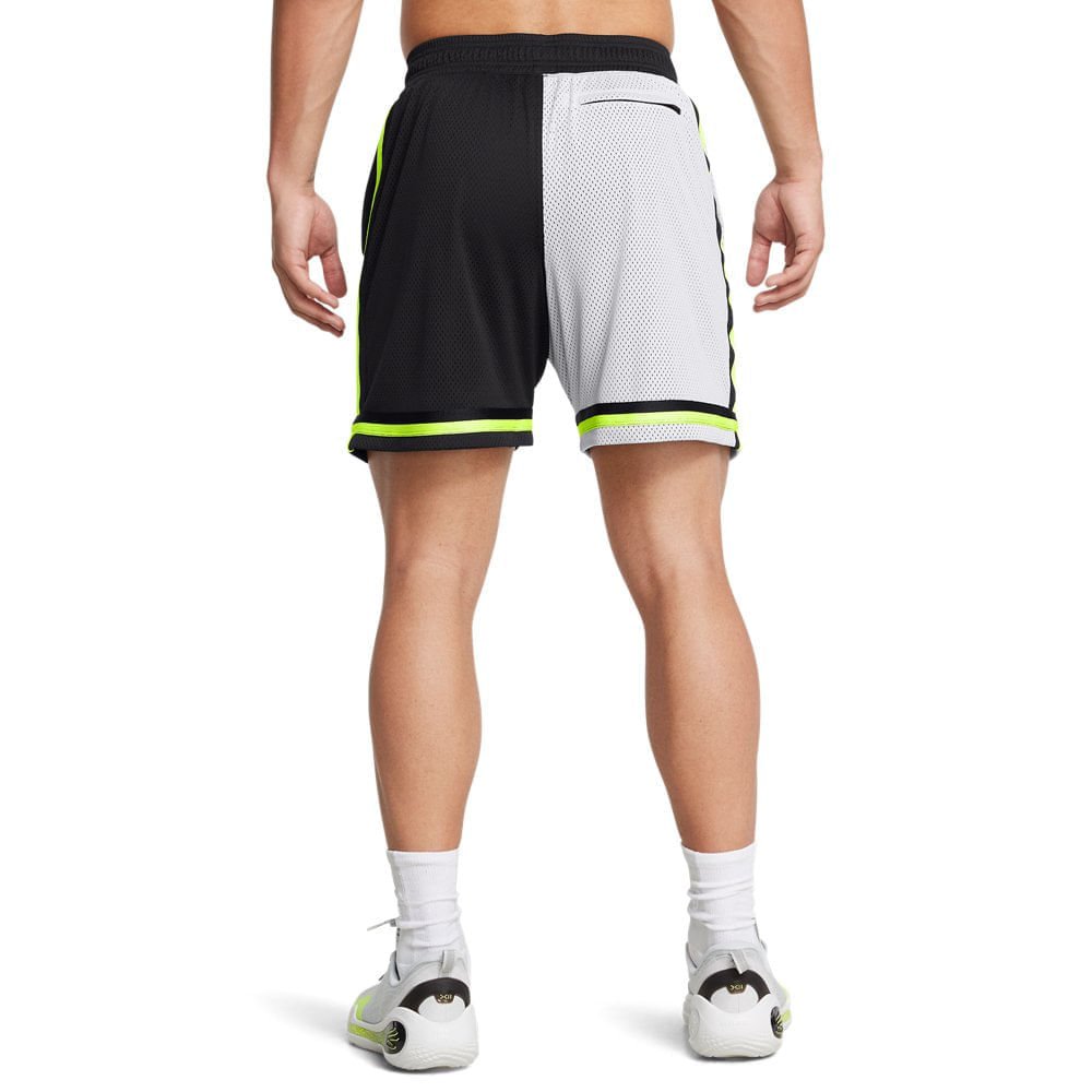 Shorts de Basquete Masculino Under Armour Curry Statement Preto 4