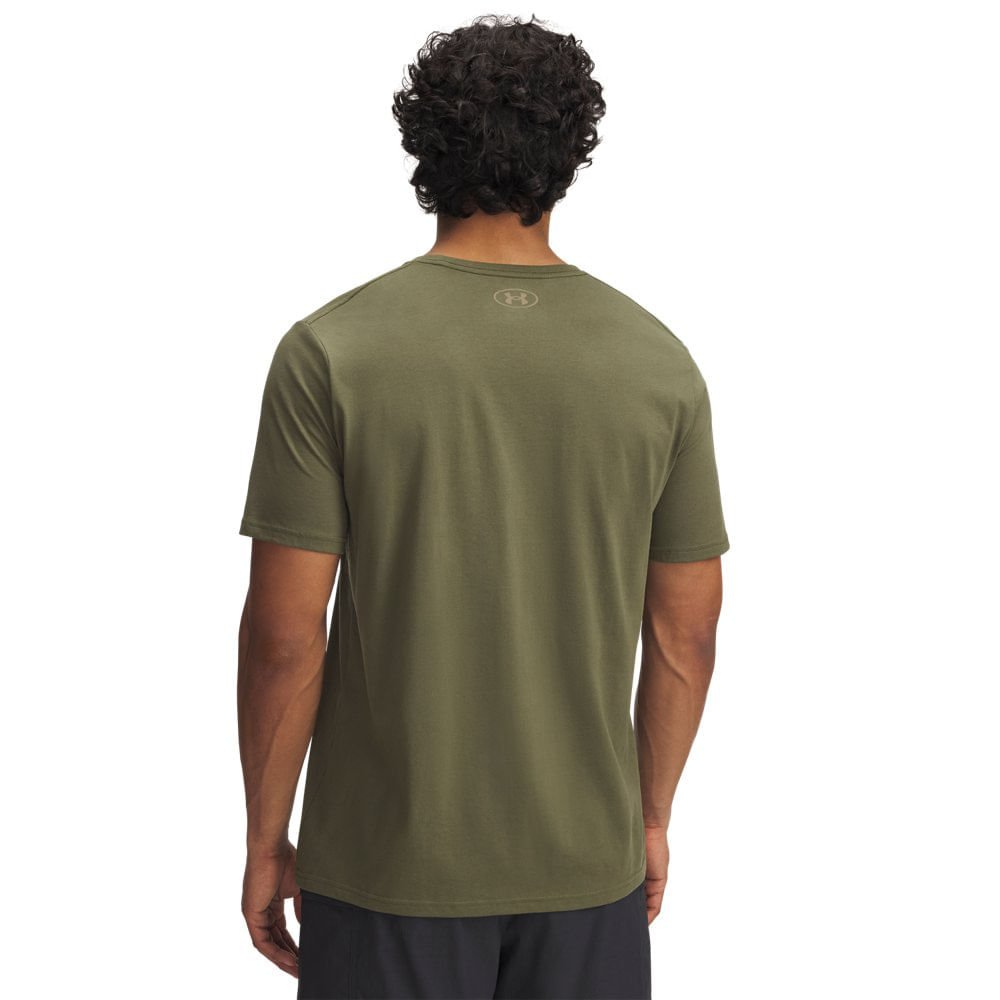 Camiseta de Treino Under Armour Outdoor Rope Masculina Verde 2