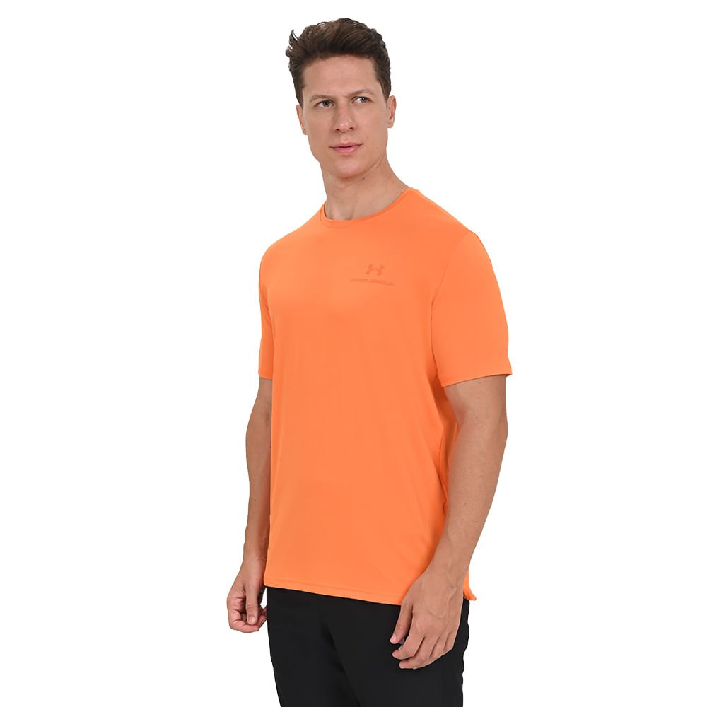 Camiseta de Treino Masculina Under Armour Vanish Energy Laranja 2