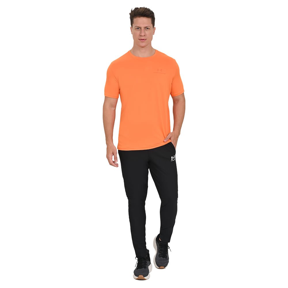 Camiseta de Treino Masculina Under Armour Vanish Energy Laranja 4
