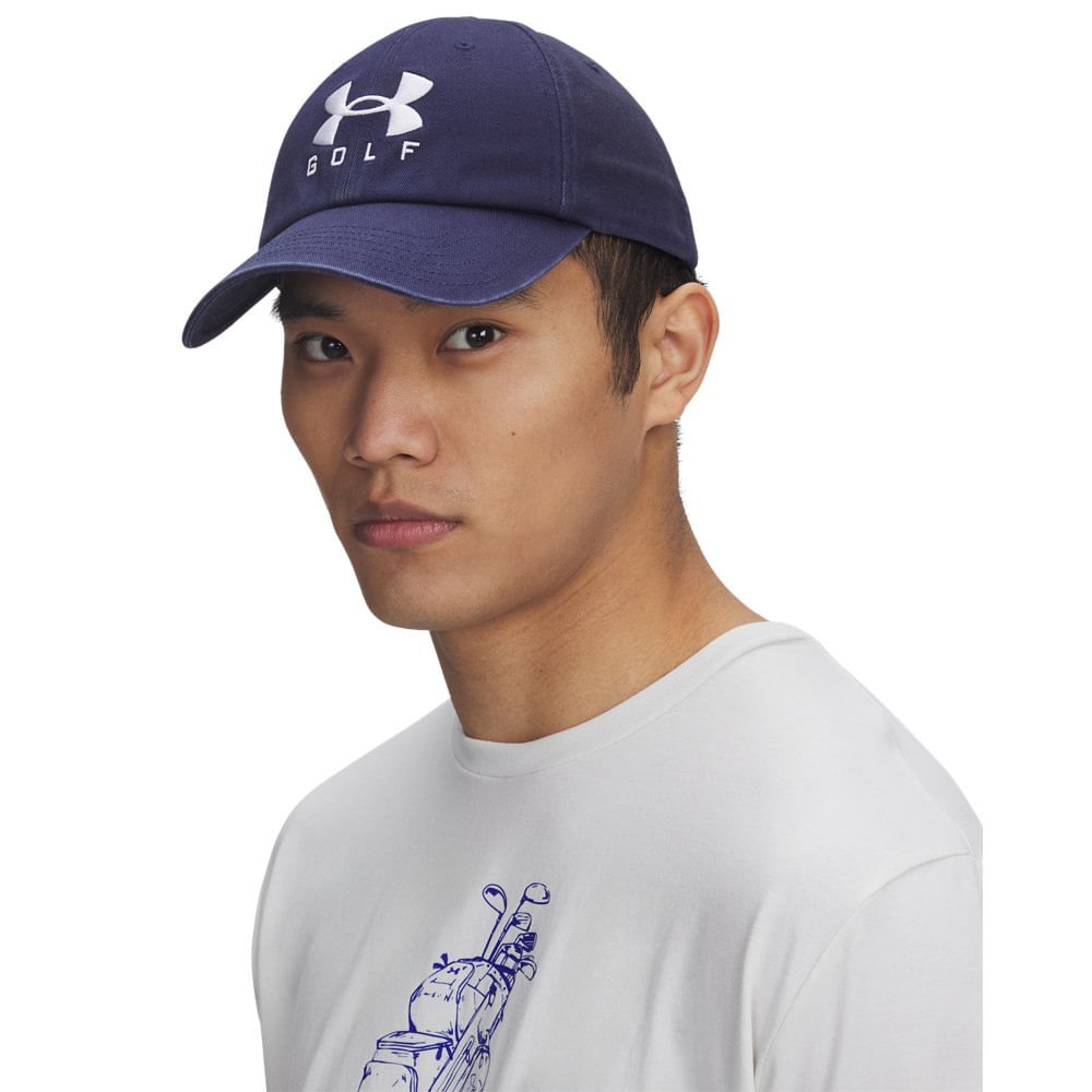 Boné Under Armour Drive 96 Masculino Azul Marinho 3