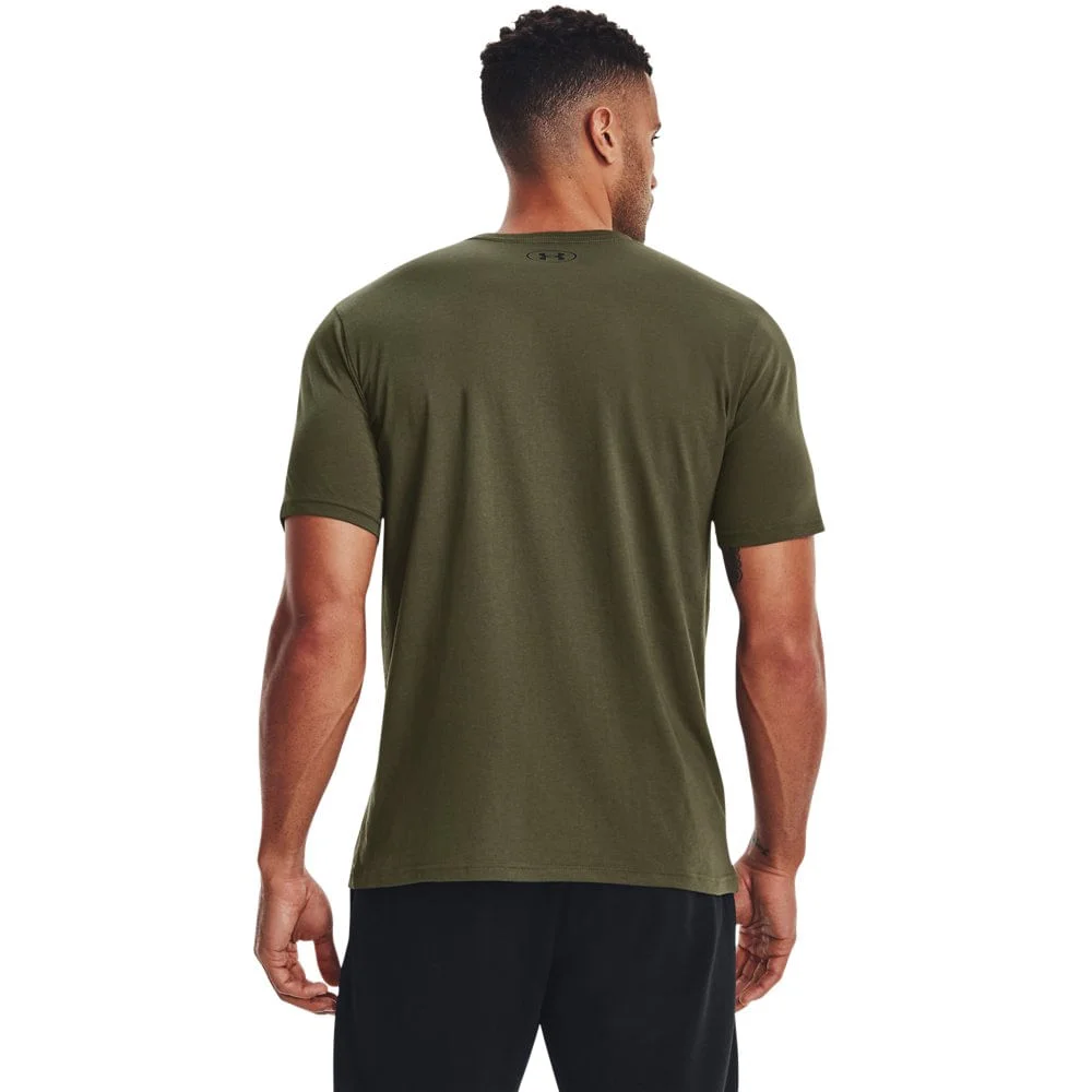 Camiseta Sportstyle Under Armour Left Chest Masculina Verde 2