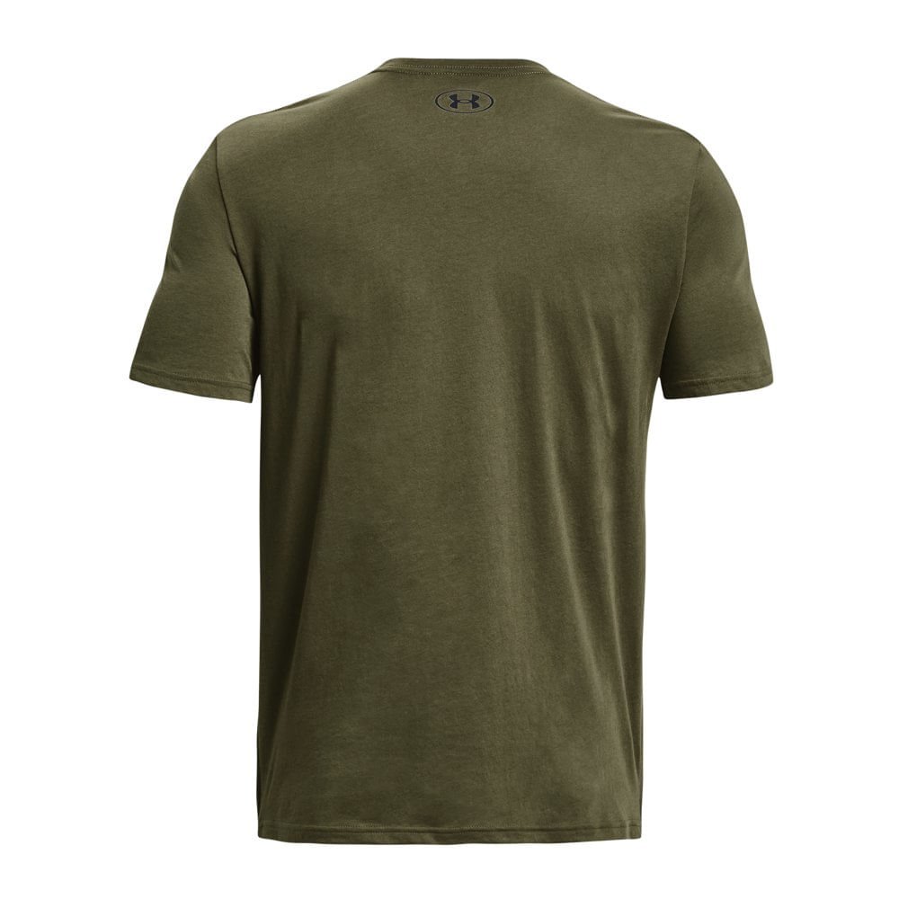Camiseta Sportstyle Under Armour Left Chest Masculina Verde 6
