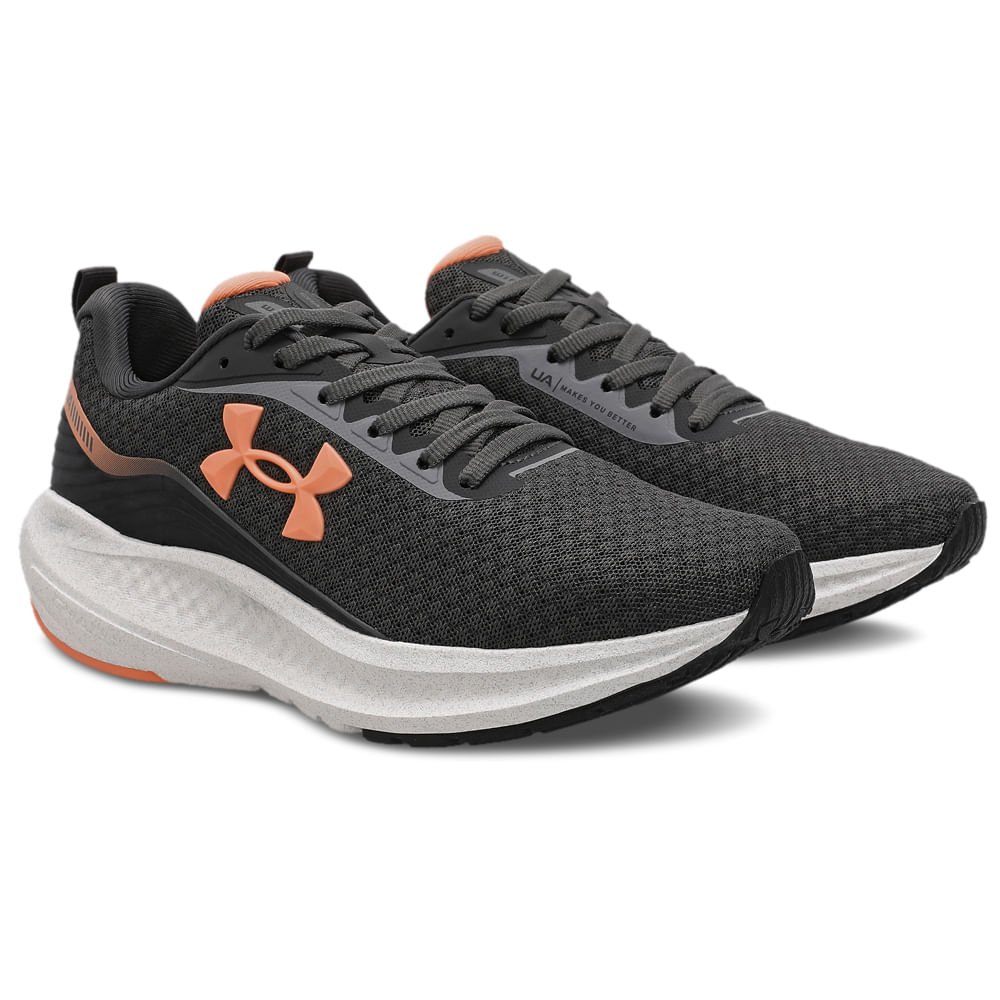 Tênis de Corrida Feminino Under Armour Charged Wing SE Cinza 2