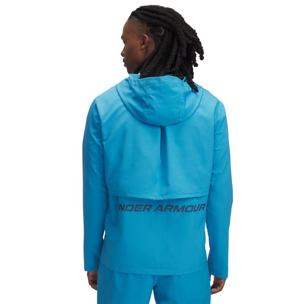 Jaqueta de Corrida Under Armour Launch Masculina Azul 2