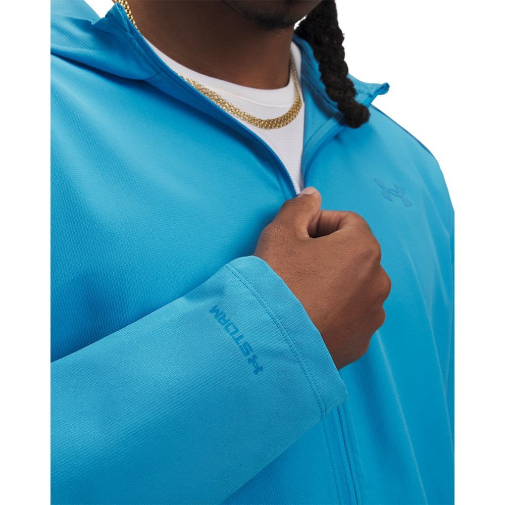Jaqueta de Corrida Under Armour Launch Masculina Azul 3