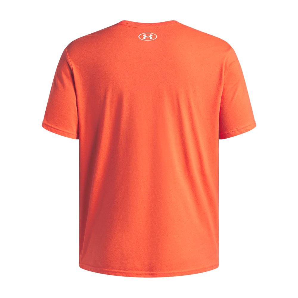 Camiseta Sportstyle Under Armour Left Chest Masculina Laranja 4
