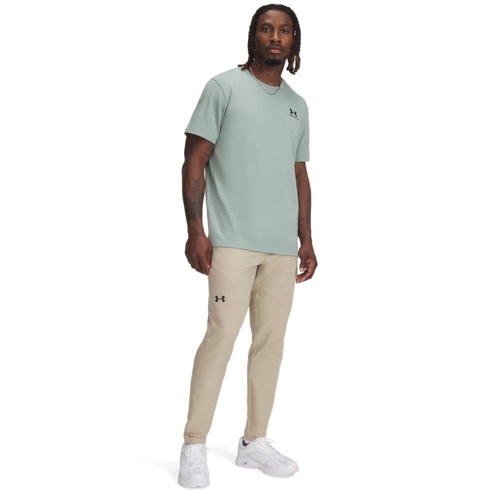 Calça Sportstyle Under Armour Unstoppable Tapered Masculina Bege 3