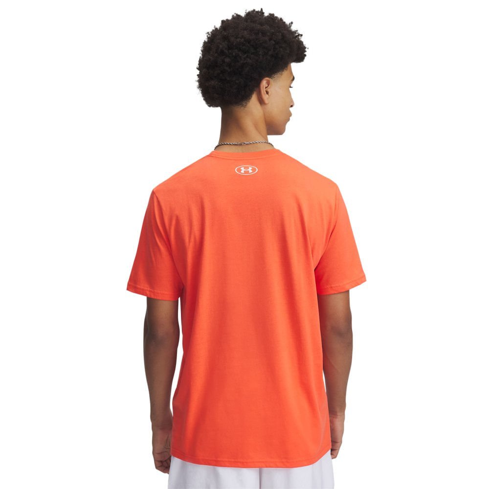 Camiseta Sportstyle Under Armour Logo Update Masculina Laranja 2