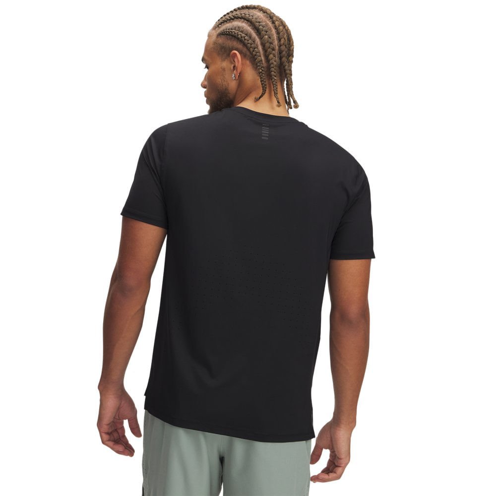 Camiseta de Corrida Under Armour Launch Elite Masculina Preto 2