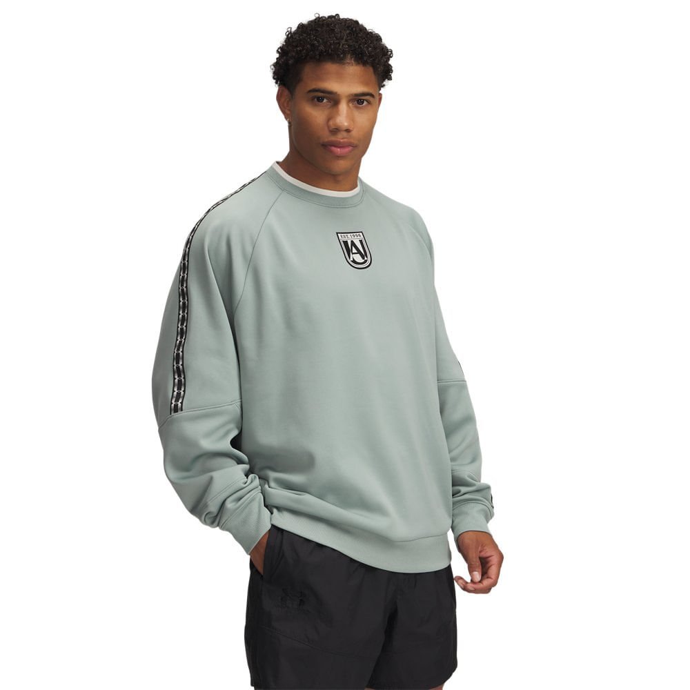 Blusa de Futebol Under Armour 96 Terrace Masculina Verde 2