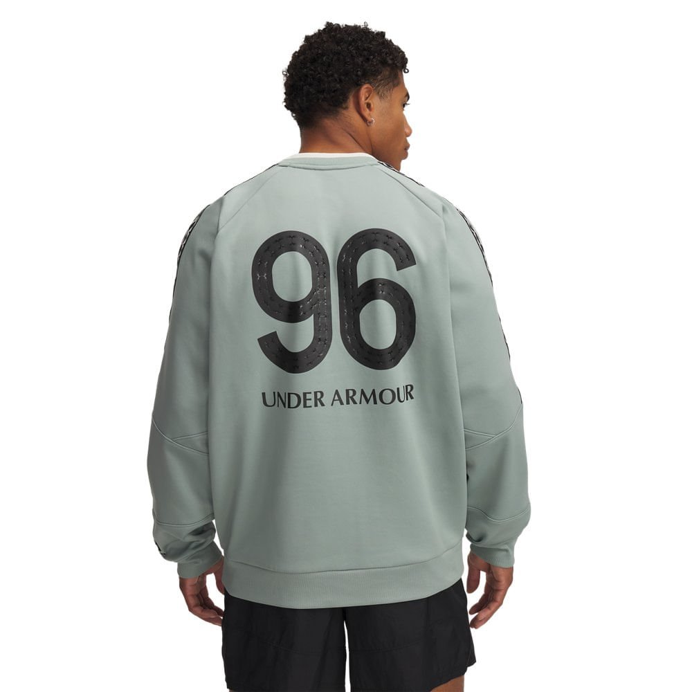 Blusa de Futebol Under Armour 96 Terrace Masculina Verde 3