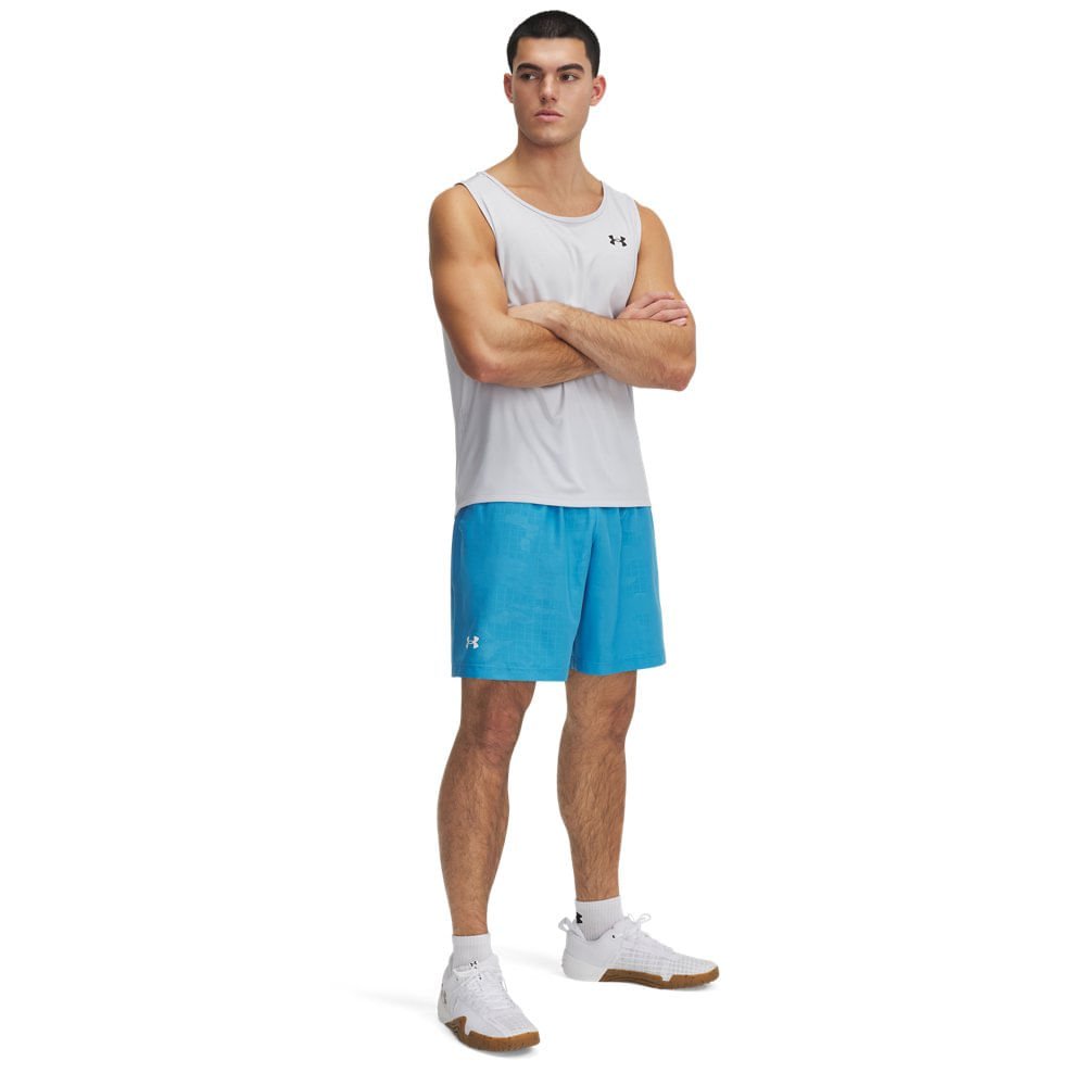 Shorts de Treino Under Armour Tech Masculino Azul 3