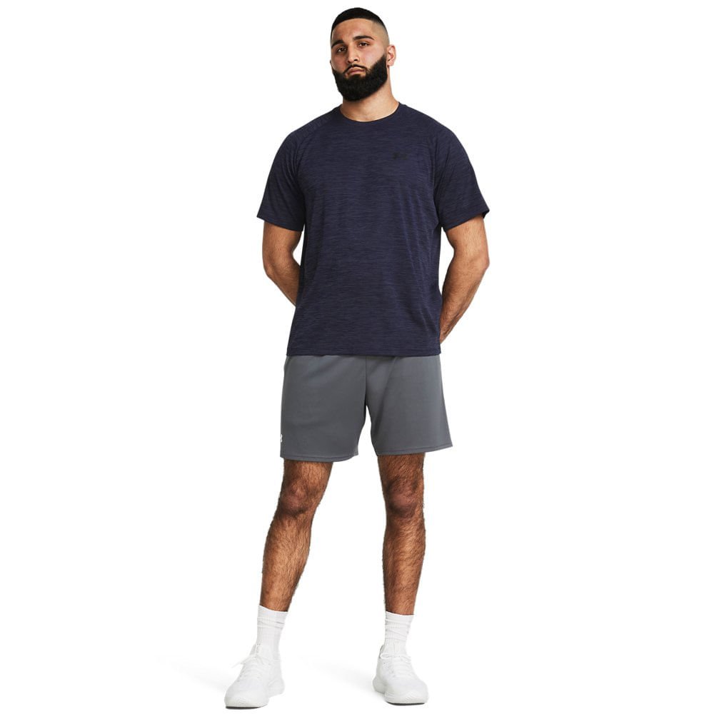 Shorts de Treino Under Armour Tech Masculino Cinza 4