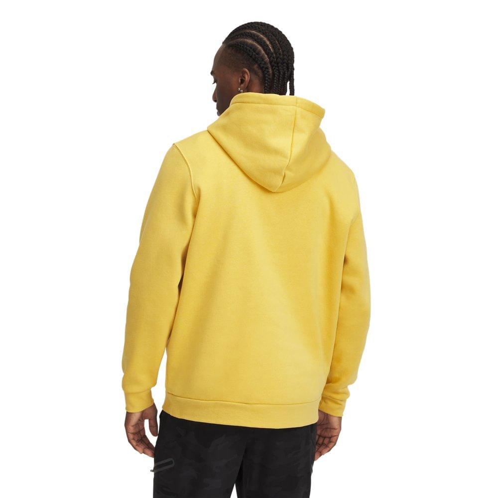 Moletom Sportstyle Under Armour Essential Fleece Masculino Amarelo 2